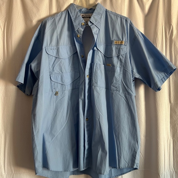 Columbia Men's PFG Bahama II Short Sleeve Utility Shirt, Size L - Picture 3 of 15